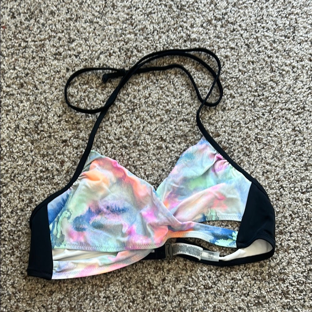 PINK Victoria's Secret Black Bikini Top